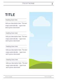 Brochure Inner Page Design 002