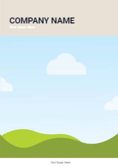 Brochure Front Page Design 001