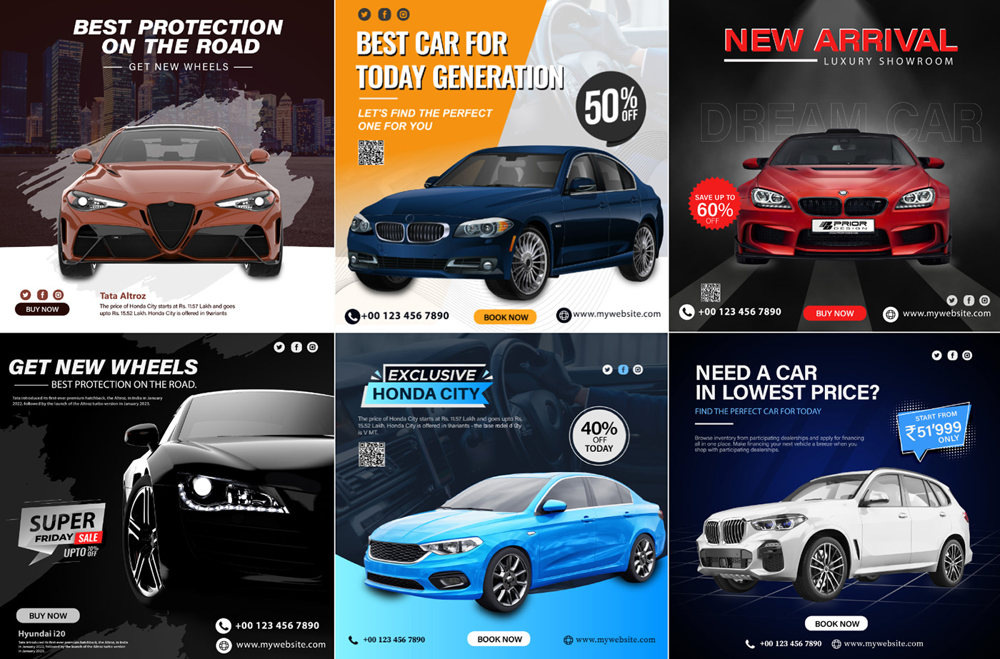 Car Banner Ads Design