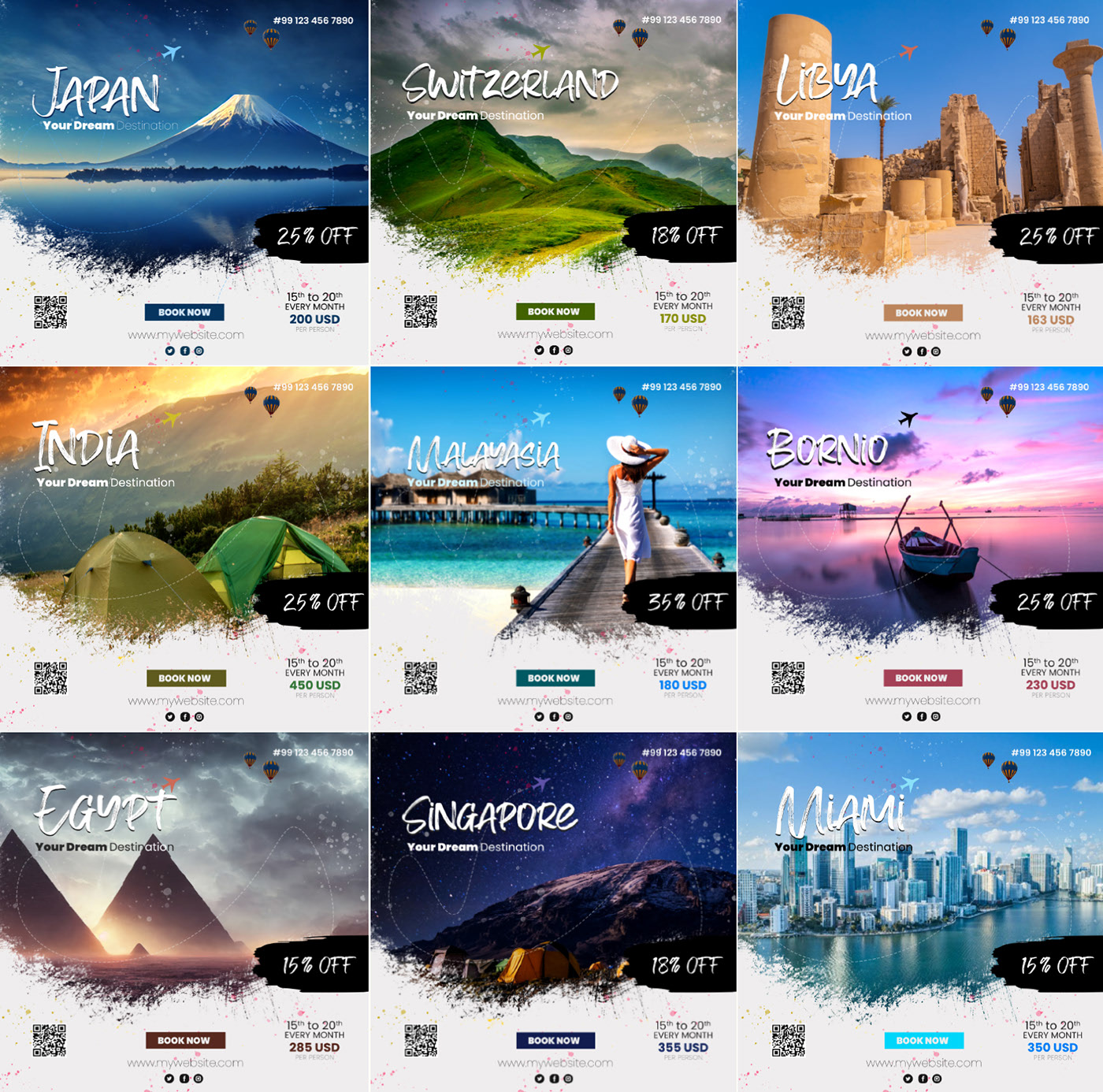 Travel Banner Design