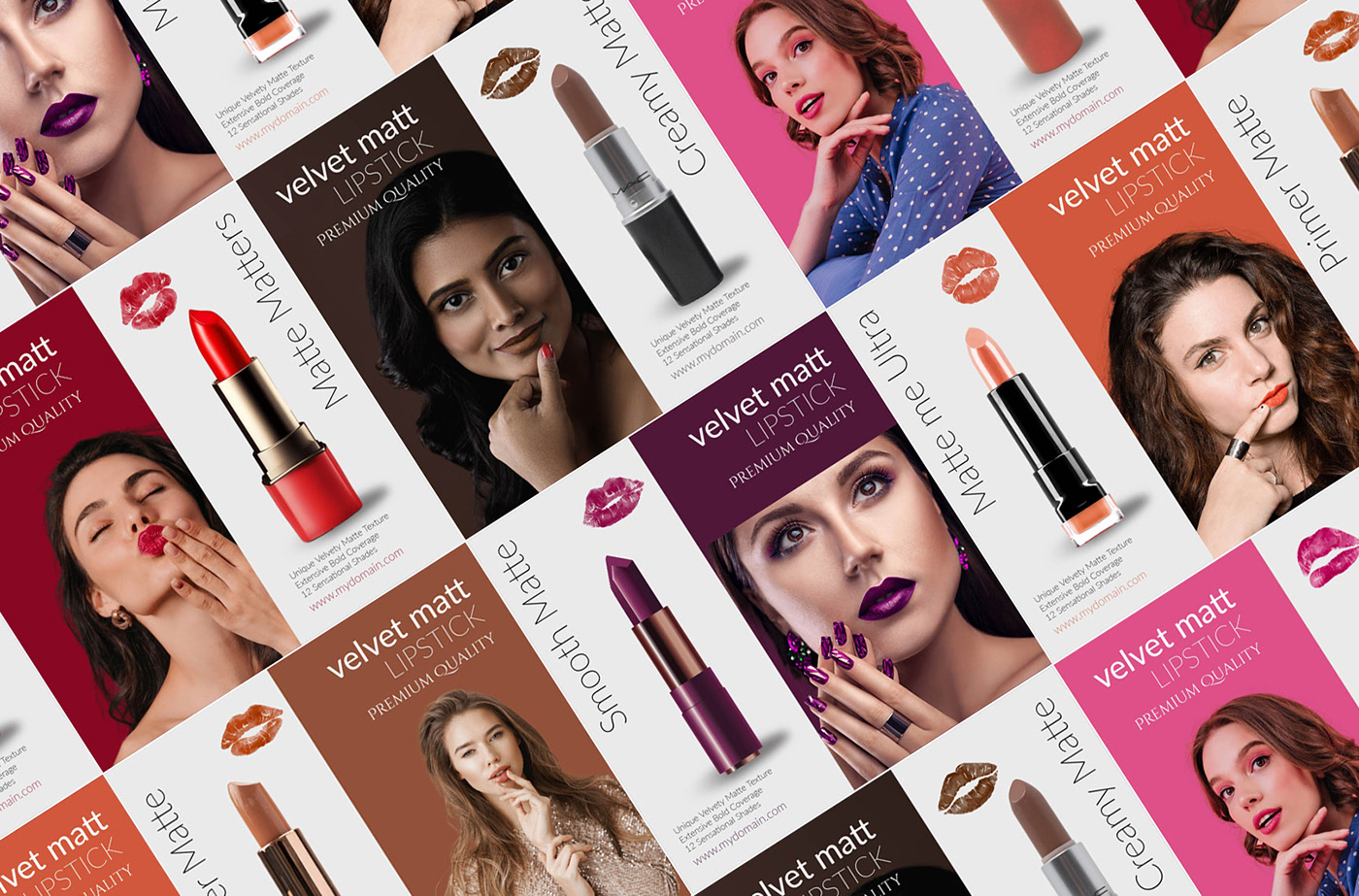 Lipstick Banner Design