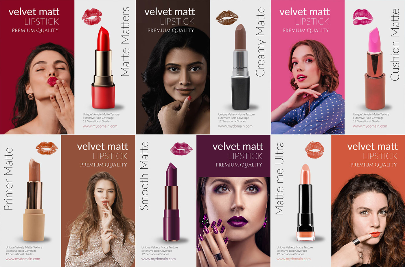 Lipstick Banner Design